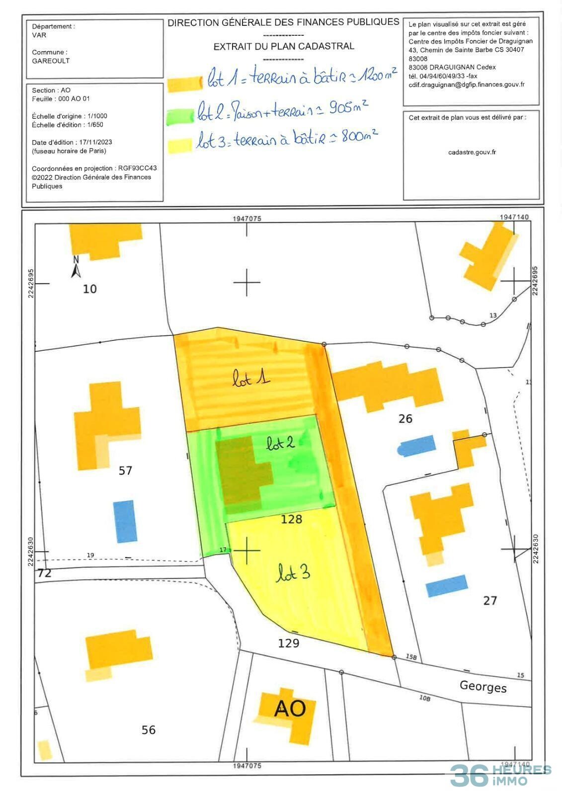 Building Plot à Garéoult