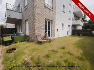 Appartement 3 pièces en rez-de-jardin