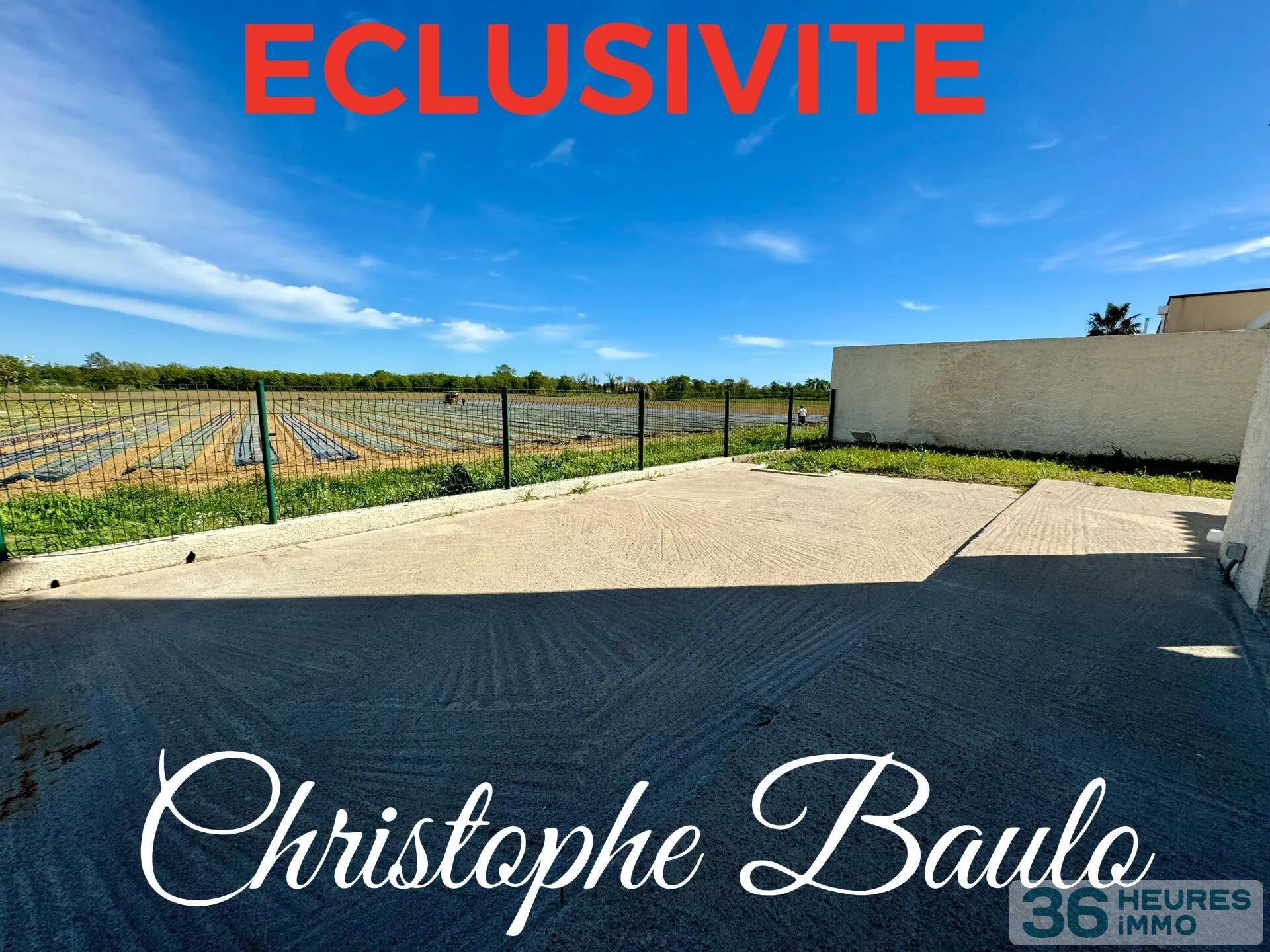 Dépt Hérault (34), à vendre commune de Lattes, appartement plain pied T3 94m² + jardin + stationnement 