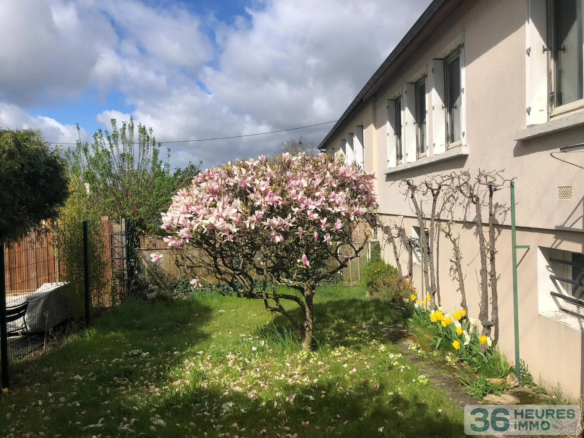 Maison 4 pièces jardin et sous-sol