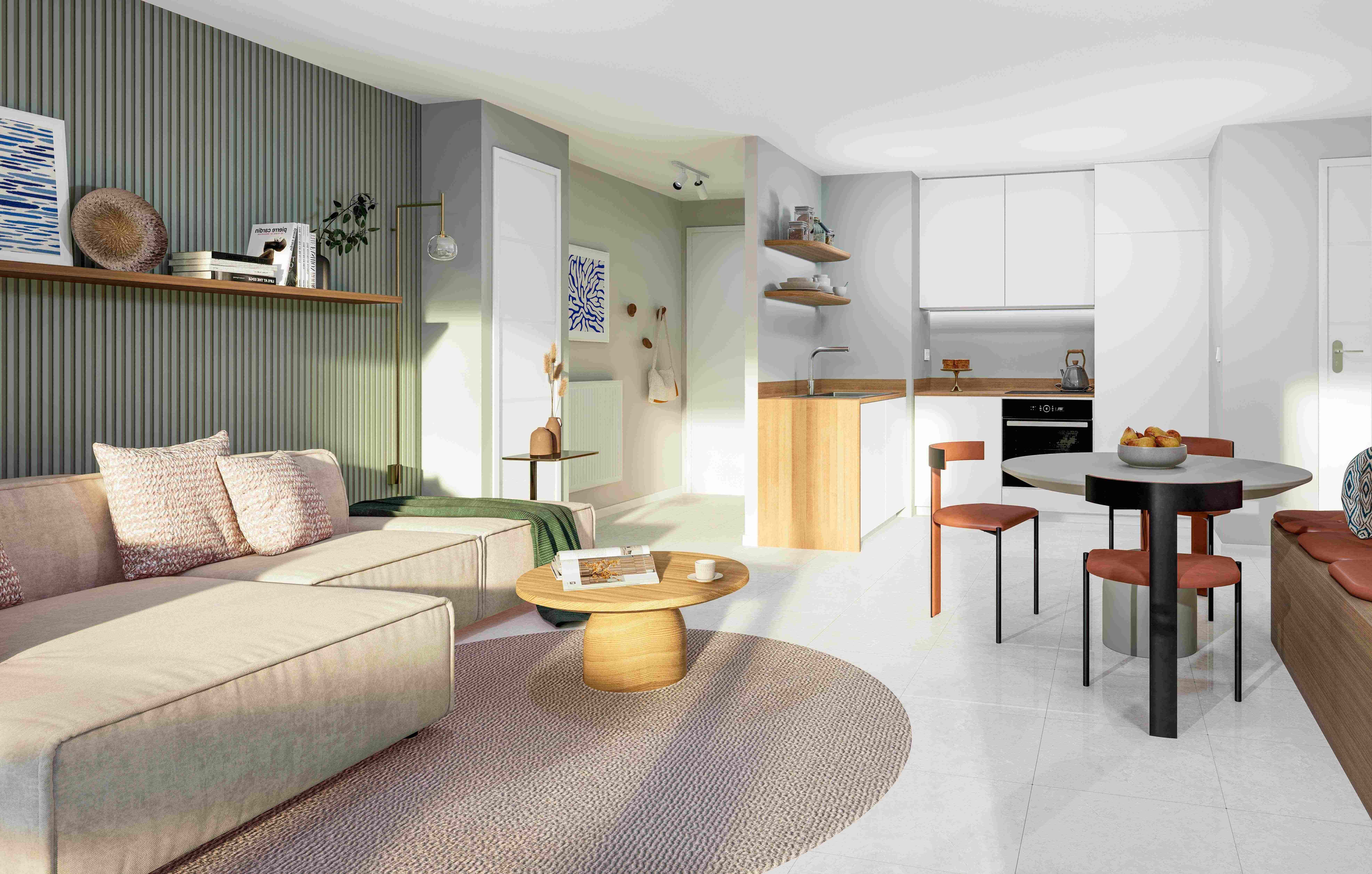 Logement 2 pièces NEUF RE 2020