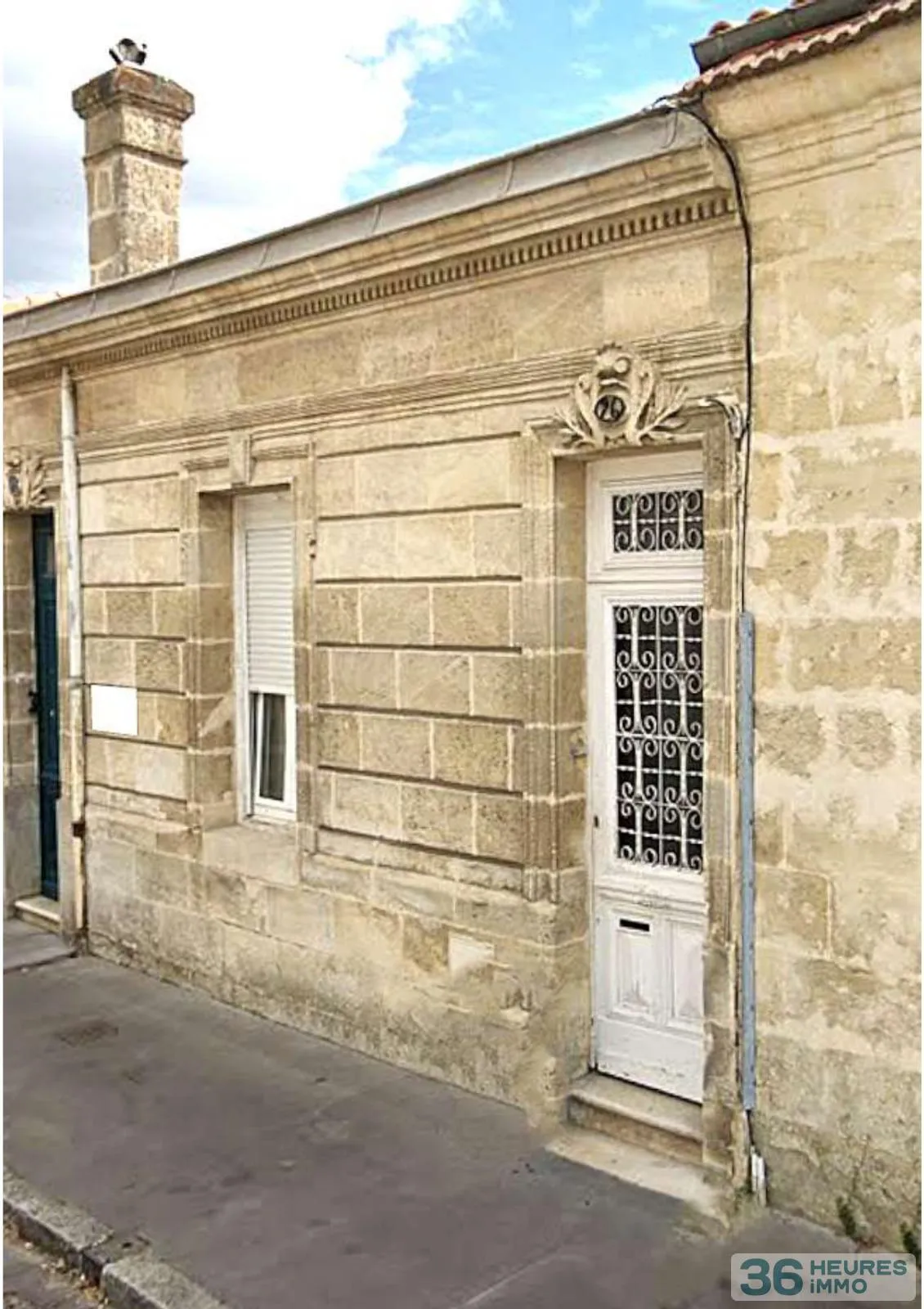 ECHOPPE SIMPLE AVEC JARDIN RUE PREVILLE BORDEAUX