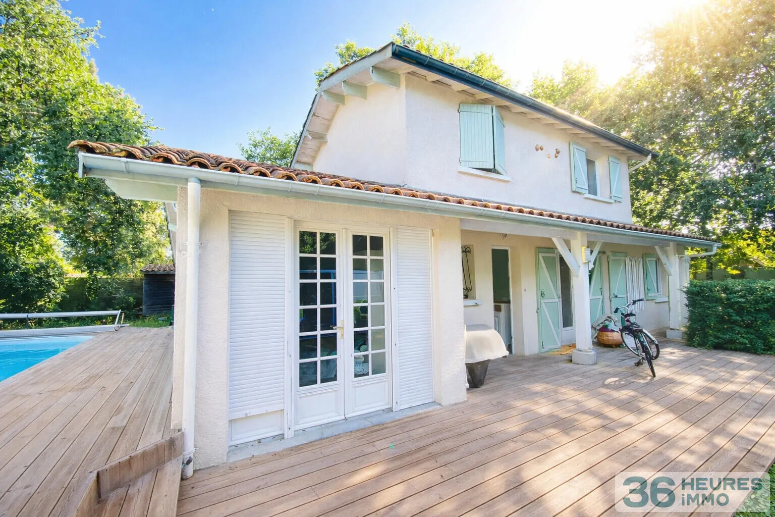 Maison T5 avec piscine et jardin à vendre à Gujan-Mestras