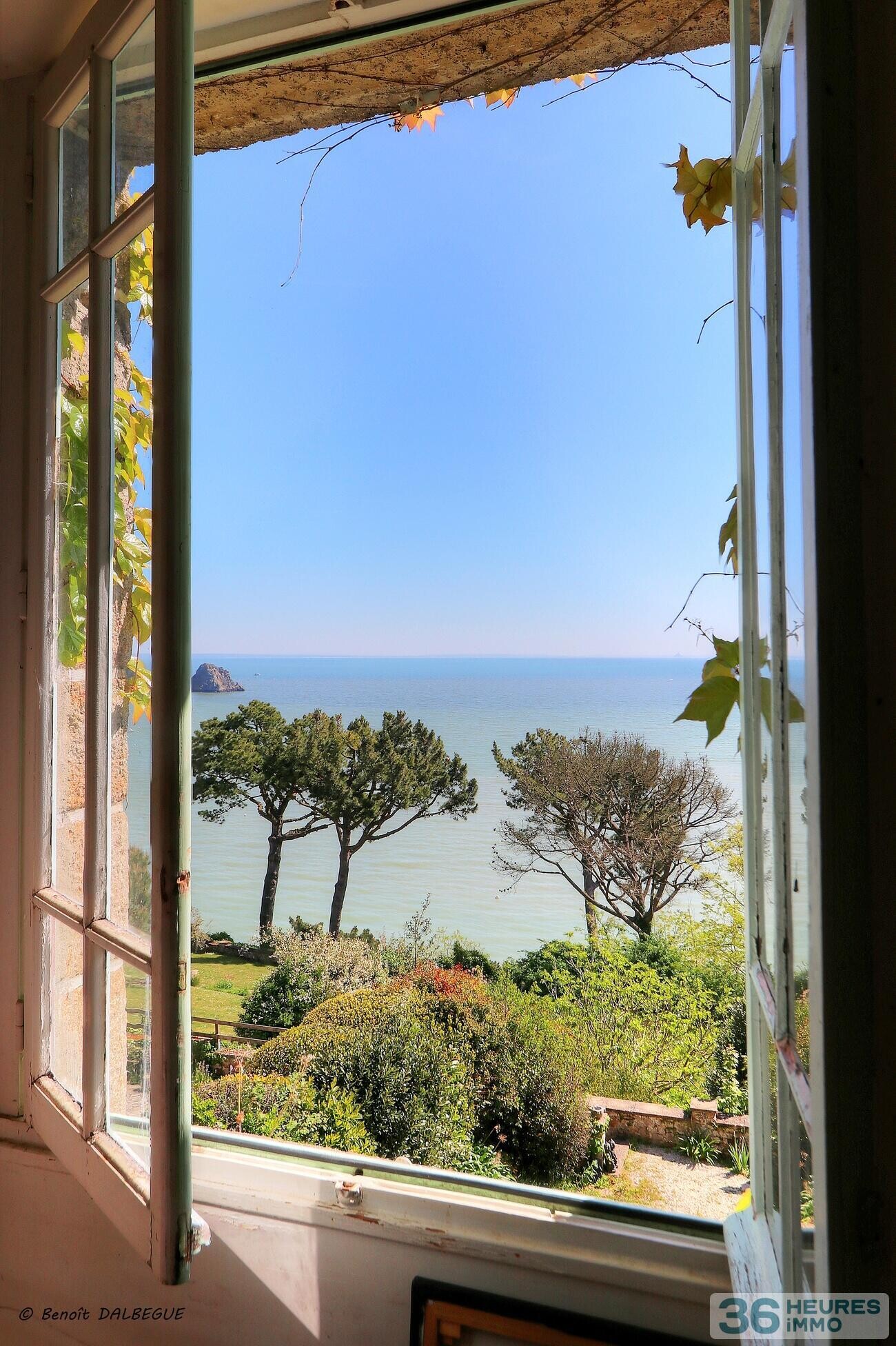 Maison d'exception vue mer Cancale.