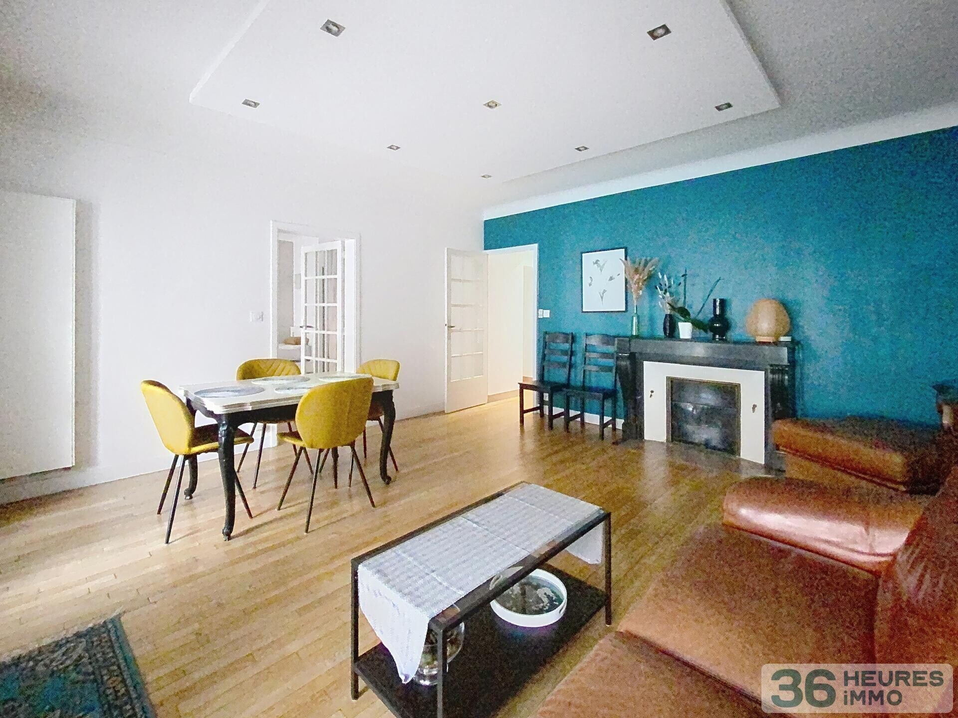 Appartement d’exception T4 – Vue dégagée sur les quais – Parking – Cave et grenier