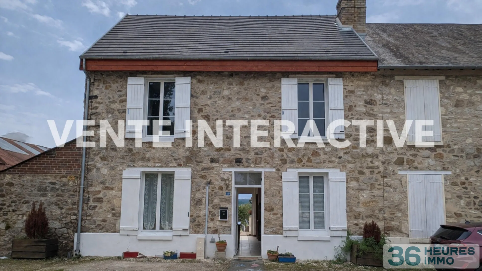 Maison familiale en pierre – 112 m² – 3 chambres – Combles aménagés – Jardin