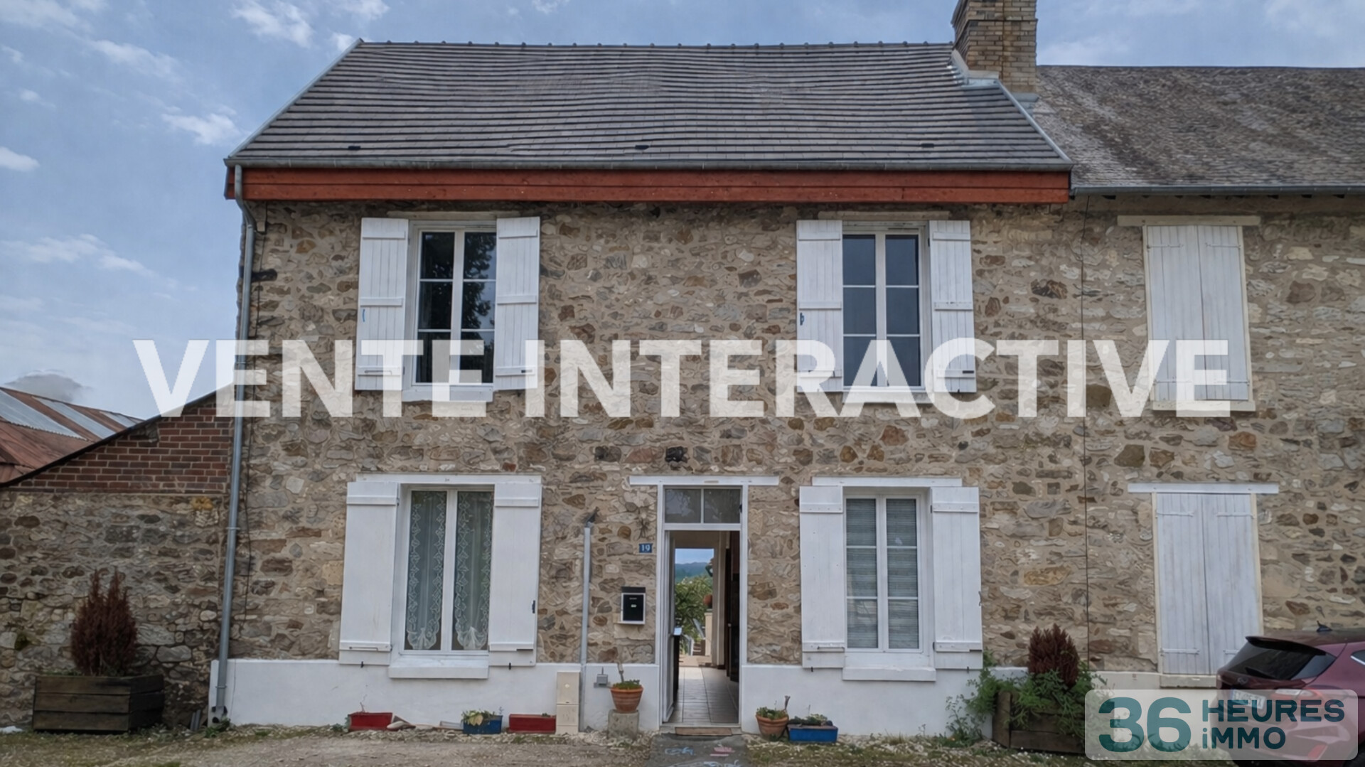 Maison familiale en pierre – 112 m² – 3 chambres – Combles aménagés – Jardin