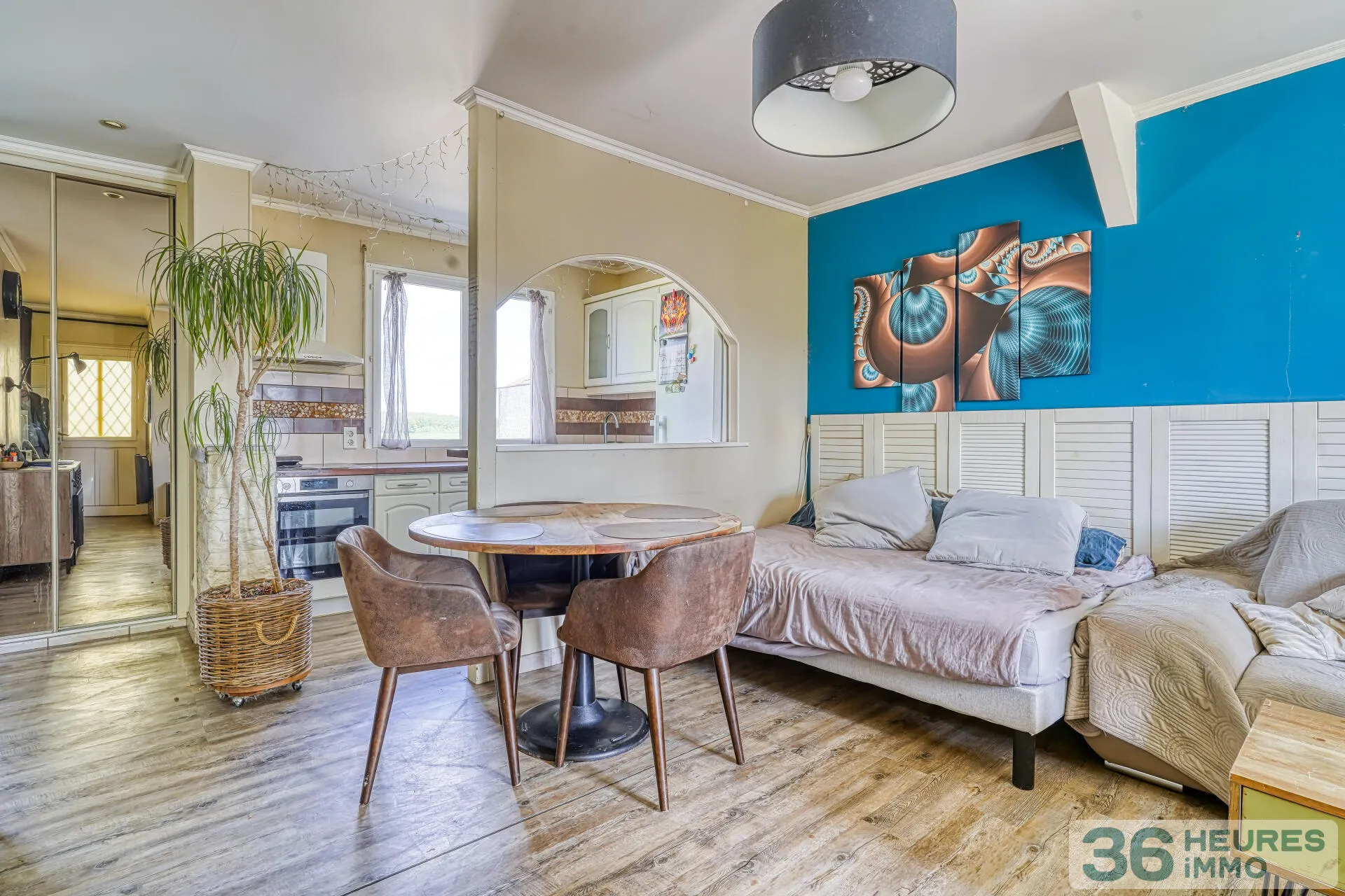 APPARTEMENT TRAVERSANT 2/3 PIECES – 52 m² – CHEPTAINVILLE (91)