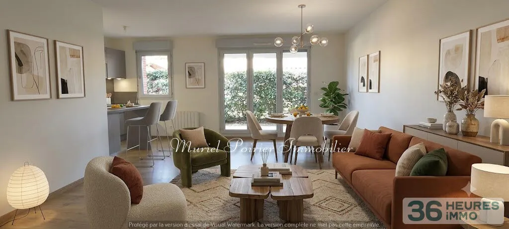 LA SALVETAT-SAINT-GILLES – APPARTEMENT T2 EN REZ-DE-JARDIN – RÉNOVÉ