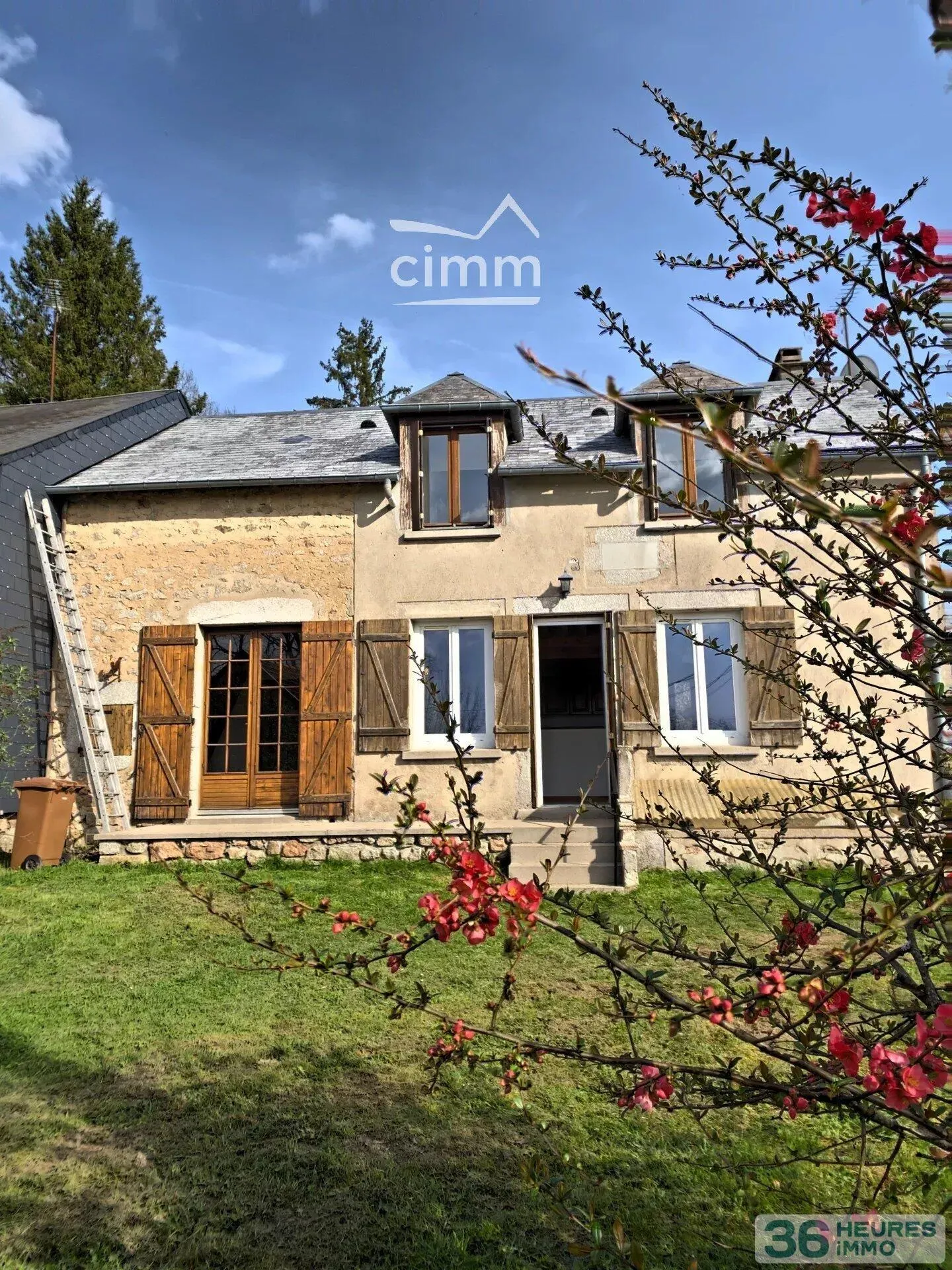 A VENDRE-MAISON AVEC JARDIN 4 PIECES-SECTEUR BRASSY