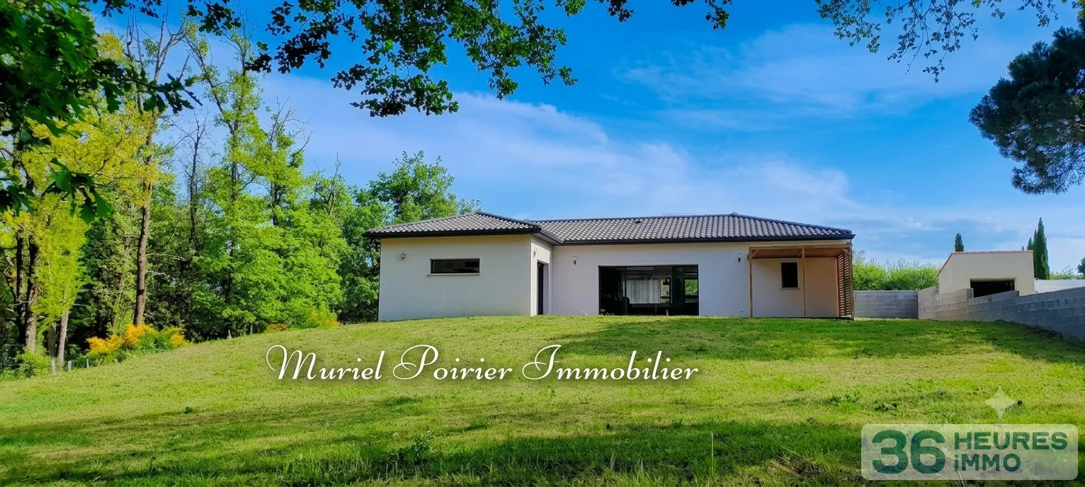 Maison contemporaine 2021 – Plain-pied – Calme – Vue sur le bois
