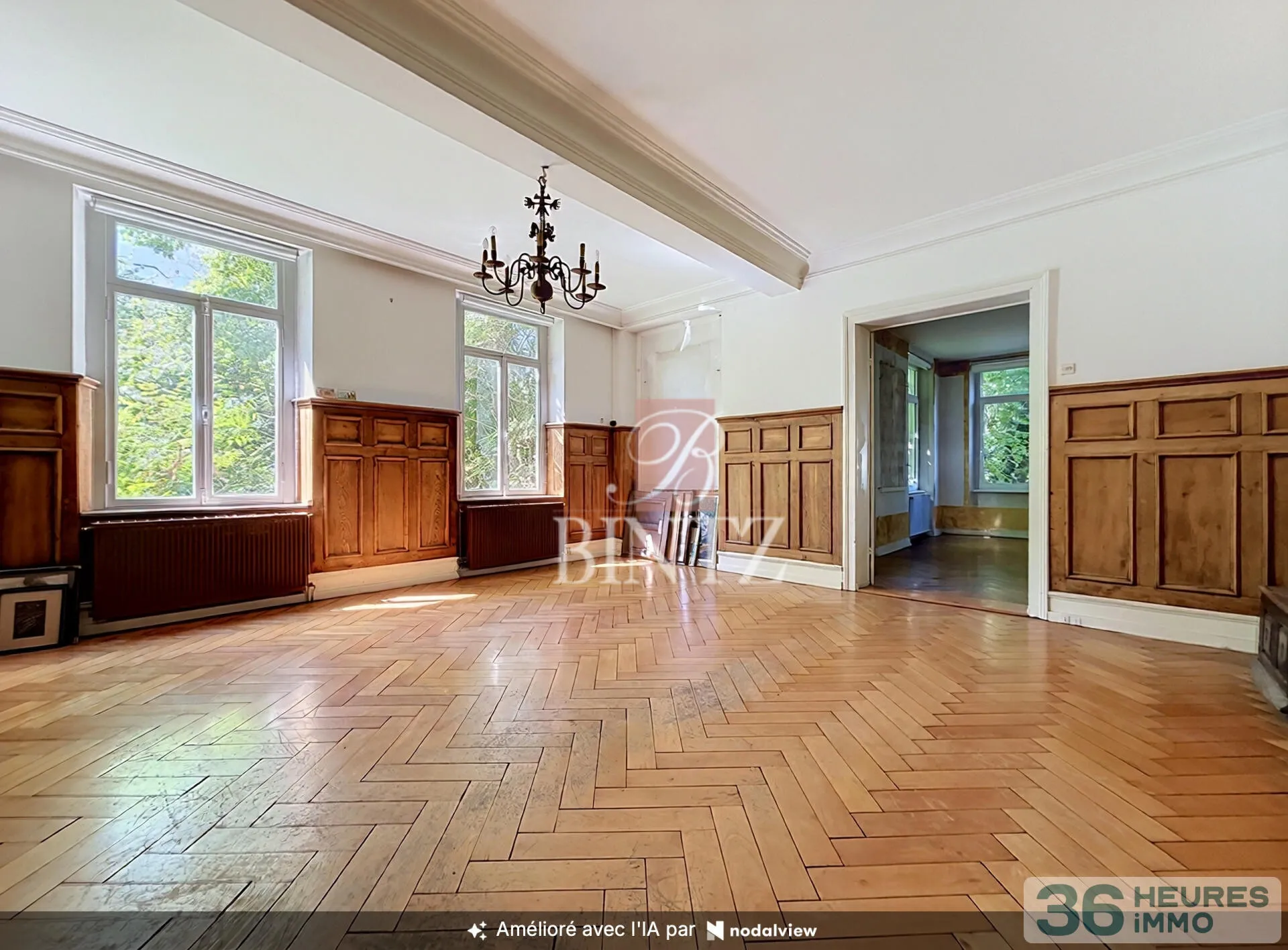 Maison bourgeoise avec jardin
