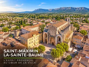 SAINT-MAXIMIN-LA-SAINTE-BAUME (83)  MAISON DE VILLE IMPECCABLE AVEC GRAND GARAGE
