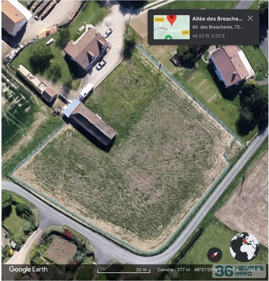 GRANDE PARCELLE CONSTRUCTIBLE - HORS LOTISSEMENT
