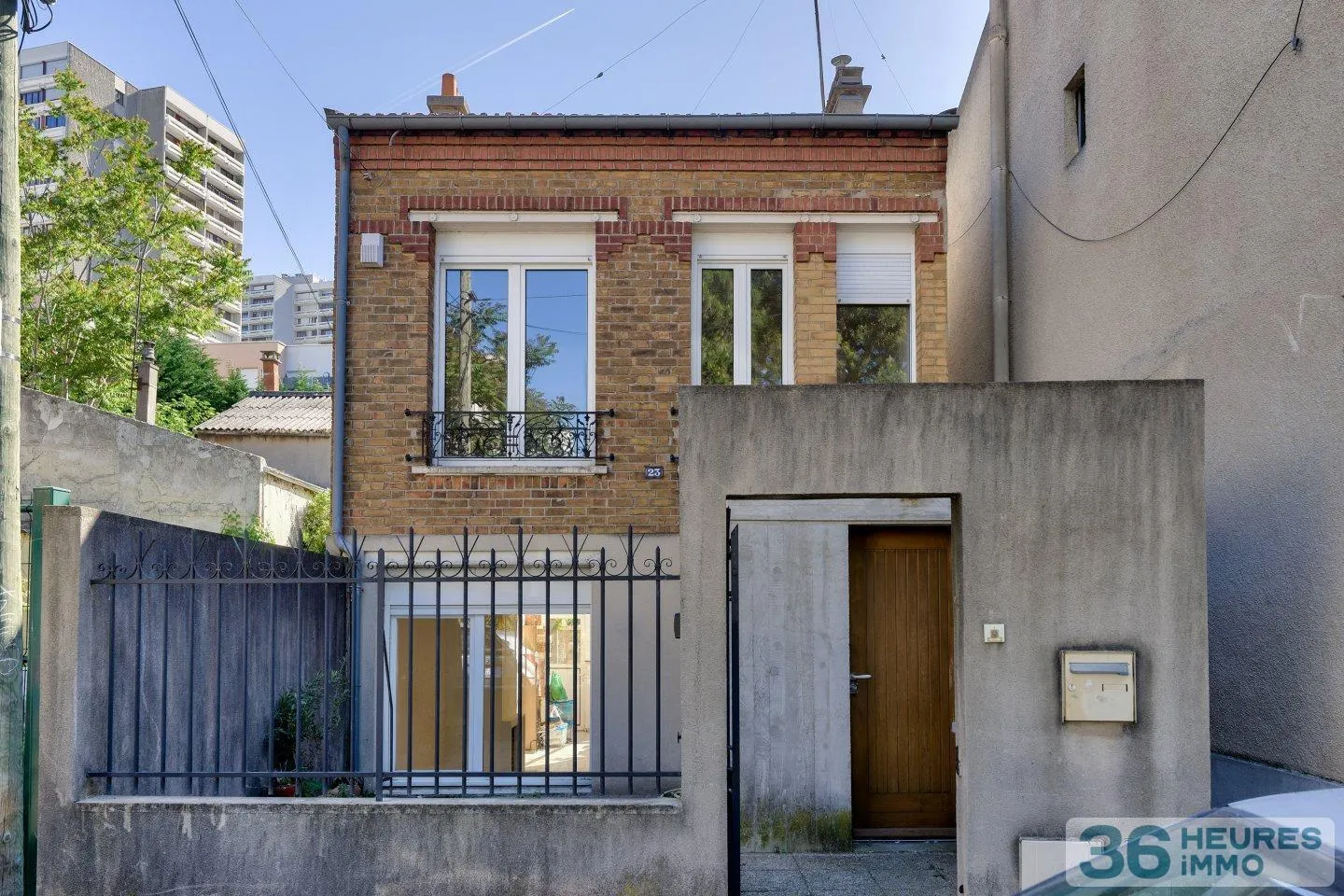 Maison traversante lumineuse