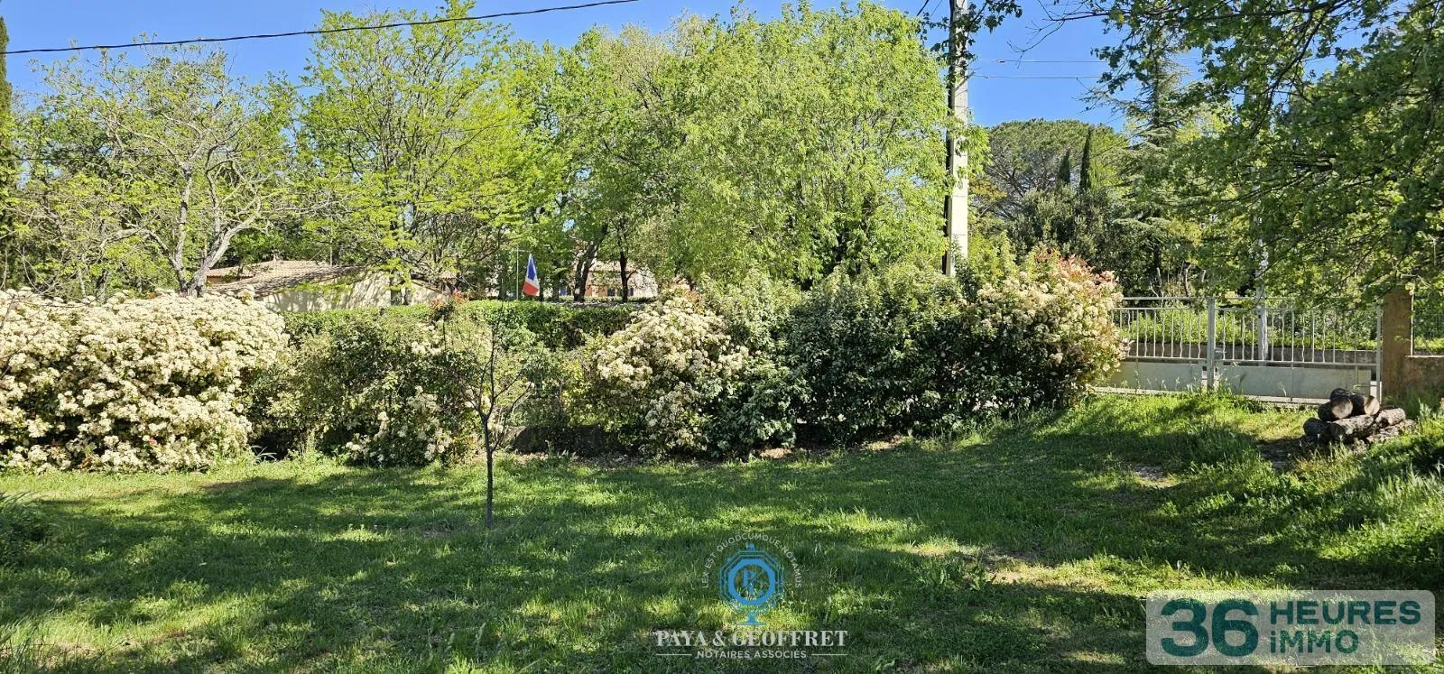 Terrain à bâtir de 1000m² plat à STE ANASTASIE S/ISSOLE