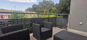 T2 loué avec terrasse et parking