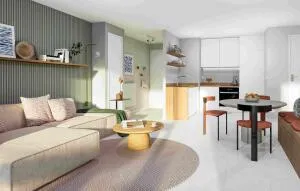 Logement 2 pièces NEUF RE 2020