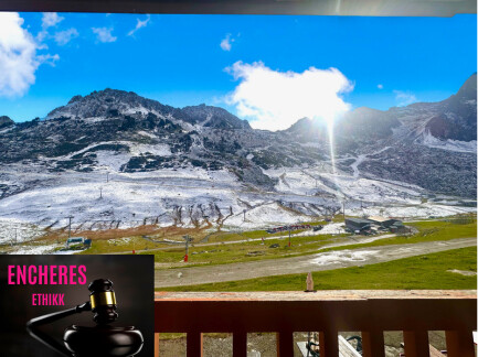 Enchères, studio à la Mongie , au pied des pistes