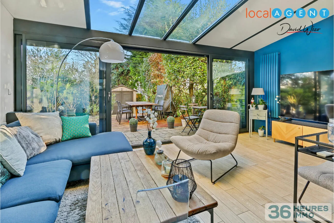 Un  Esprit Cosy pour ce duplex avec jardin