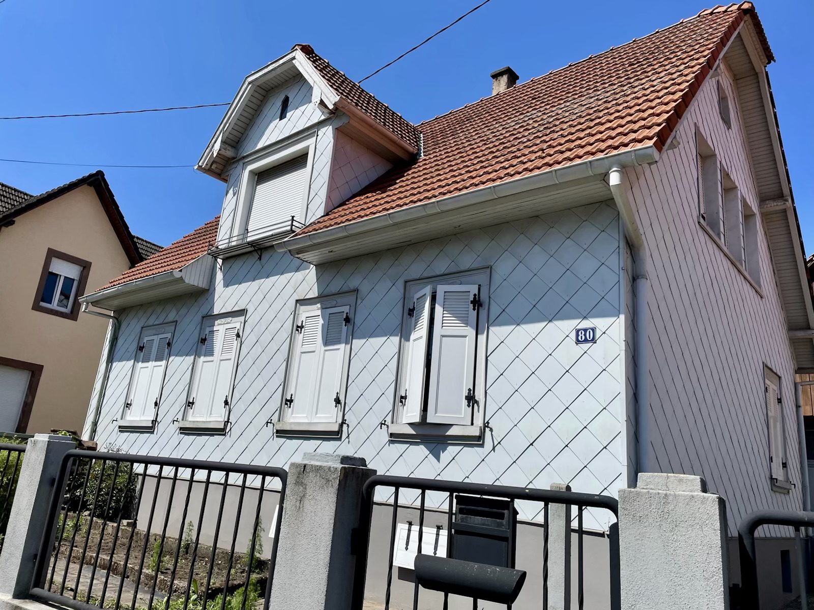 A vendre : maison ancienne à rénover et sa grange à aménageable à Schirrhein (67240)