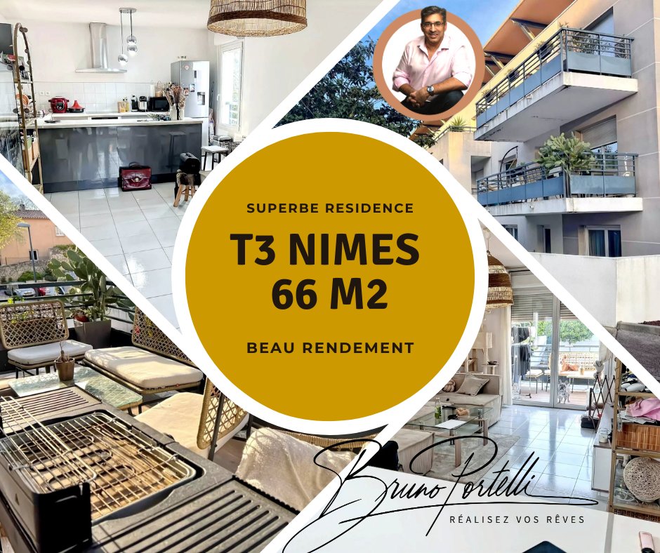 Appartement T3 2 Chambre