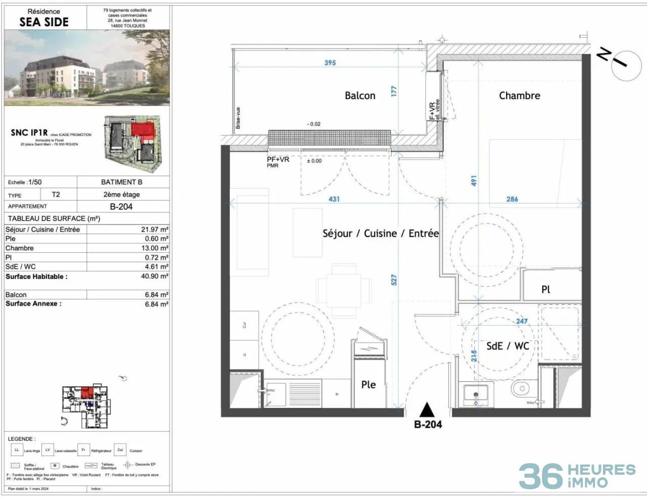 Appartement à Touques