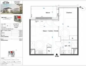 Appartement neuf 2 pièces avec balcon – Touques (à 3 km de Deauville)