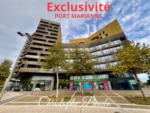 Dépt Hérault (34), à vendre à Montpellier, Port-Marianne, T3, dernier étages