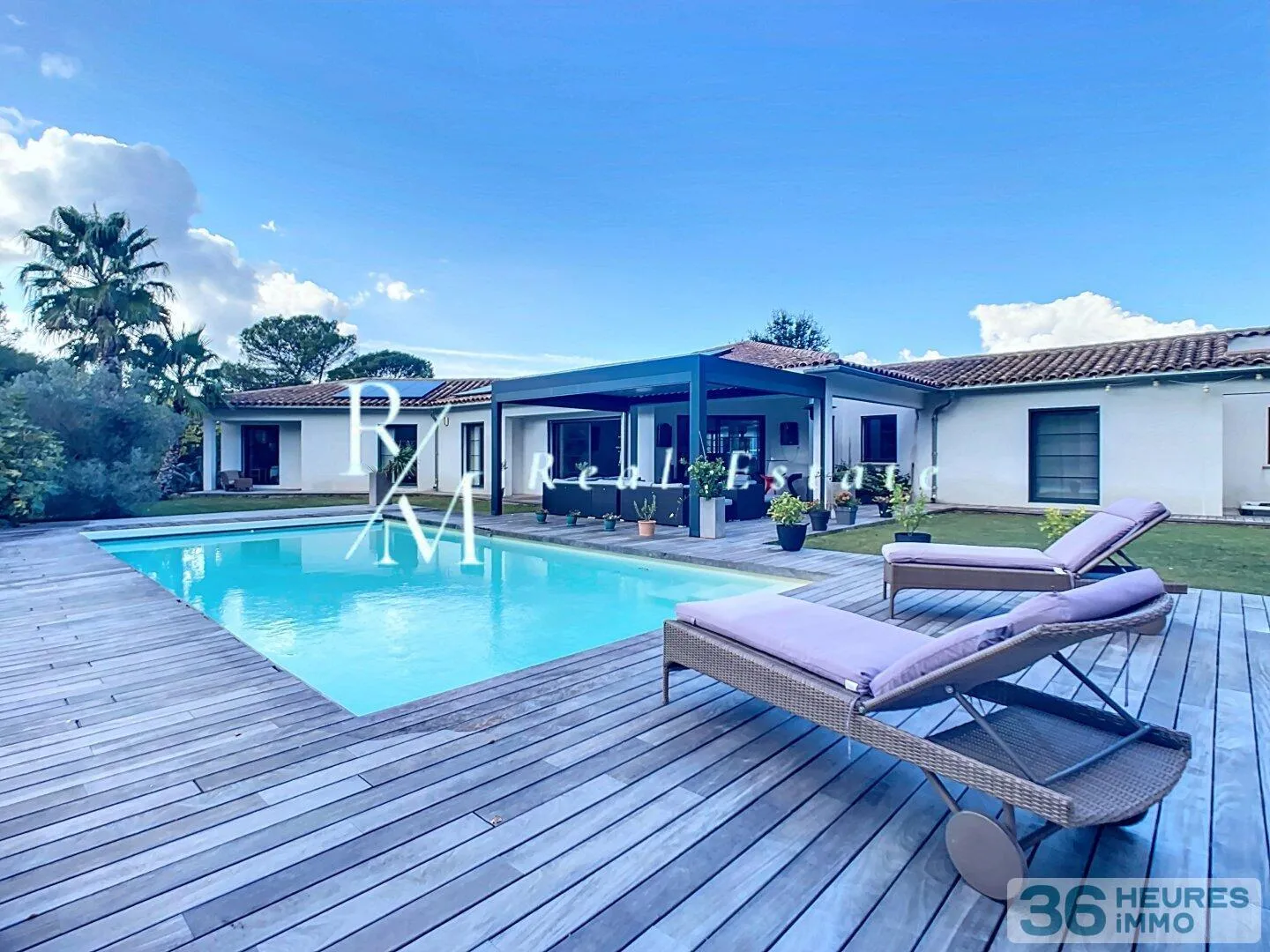 Villa contemporaine à Rognes