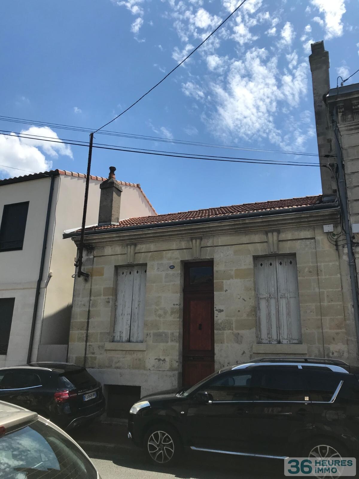 Le Bouscat (33110) - Echoppe à rénover avec garage  donnant sur deux rues 