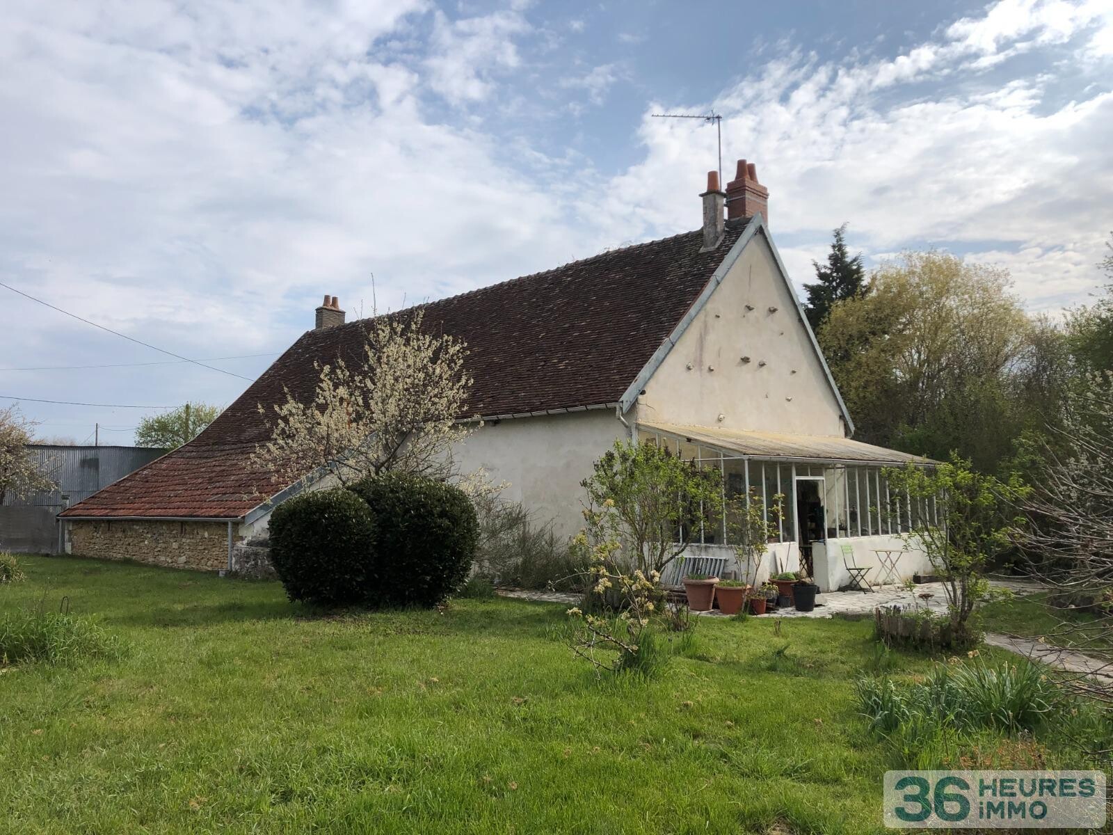 Maison de campagne avec jardin