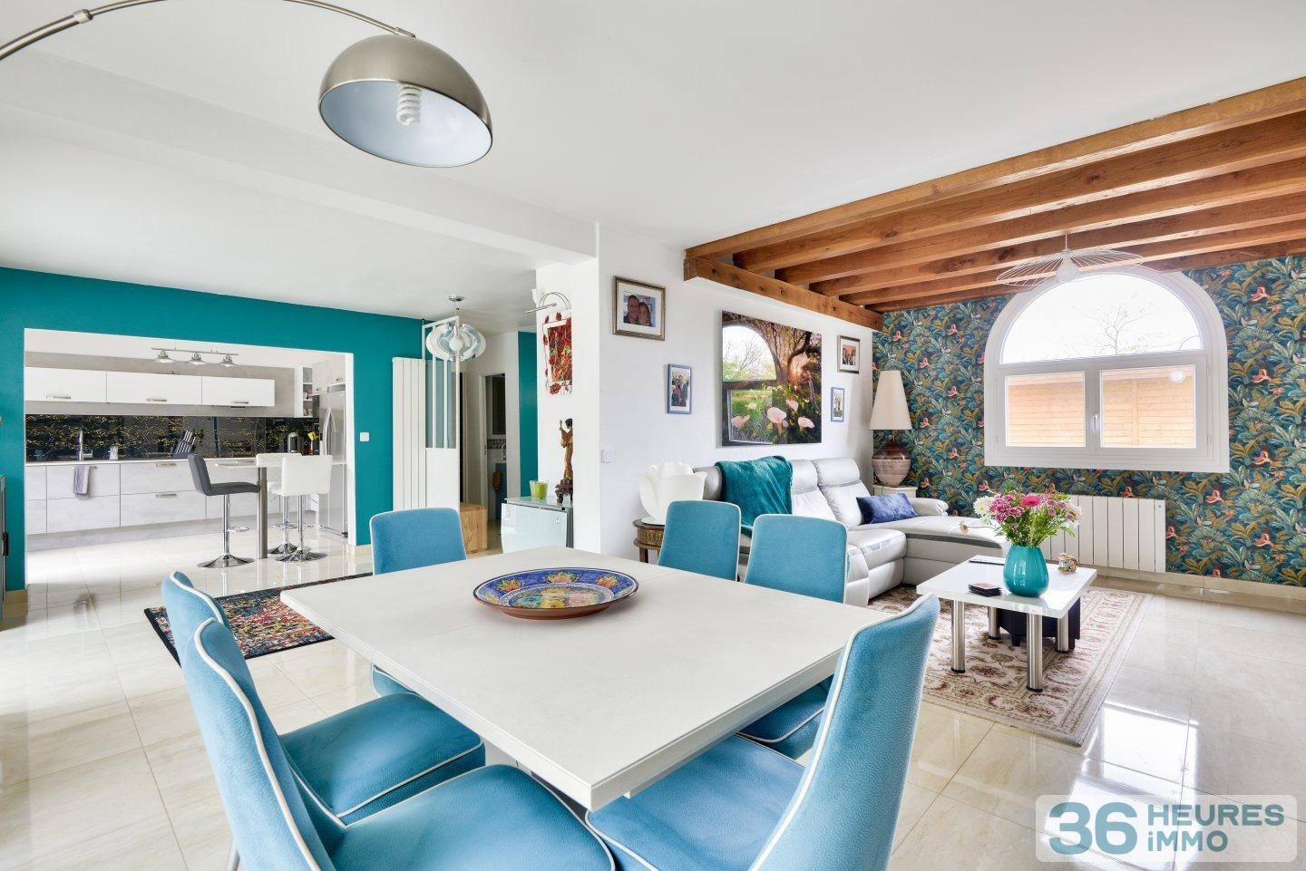 Maison traversante et lumineuse