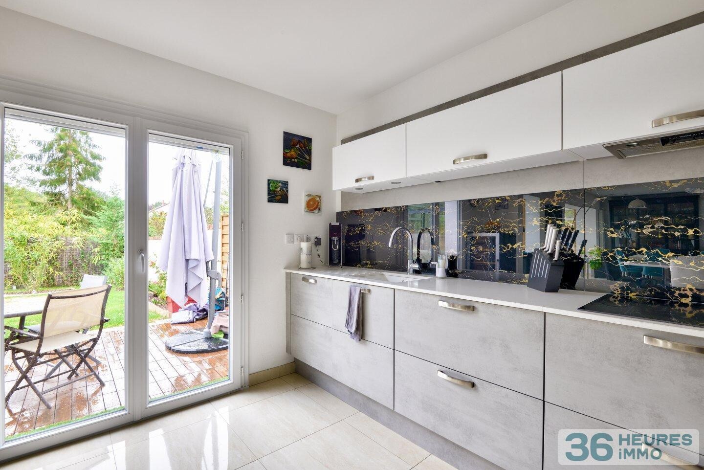 Maison traversante et lumineuse