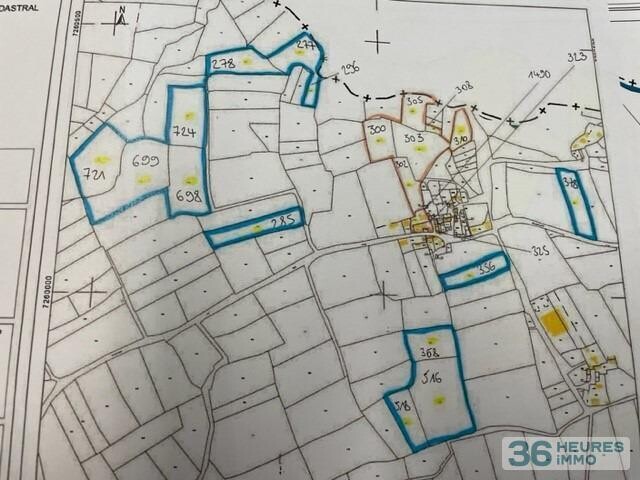 Loqueffret - ancienne longère à rénover avec terres