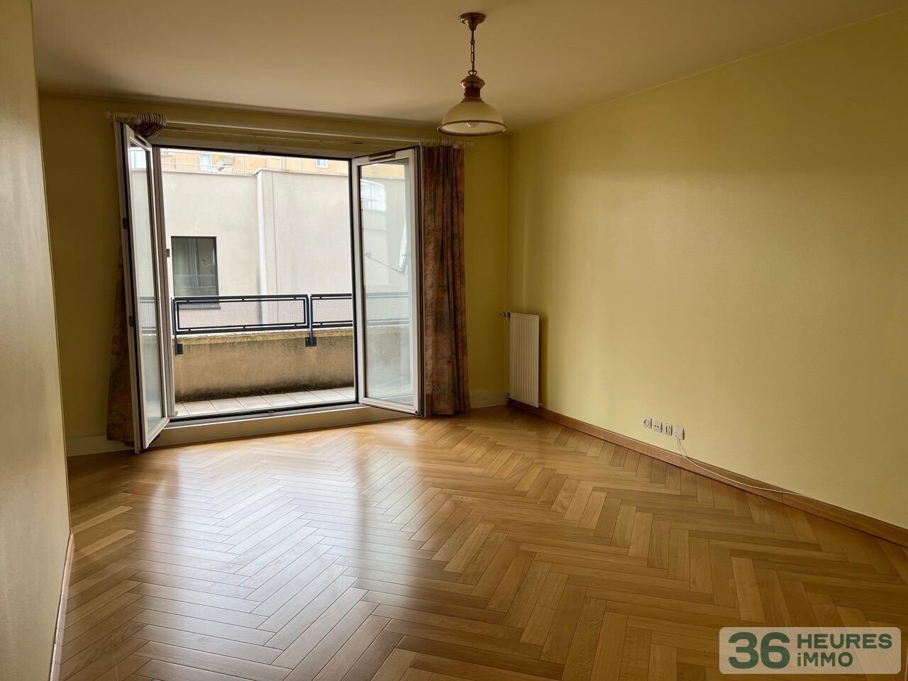 Appartement traversant, terrasse