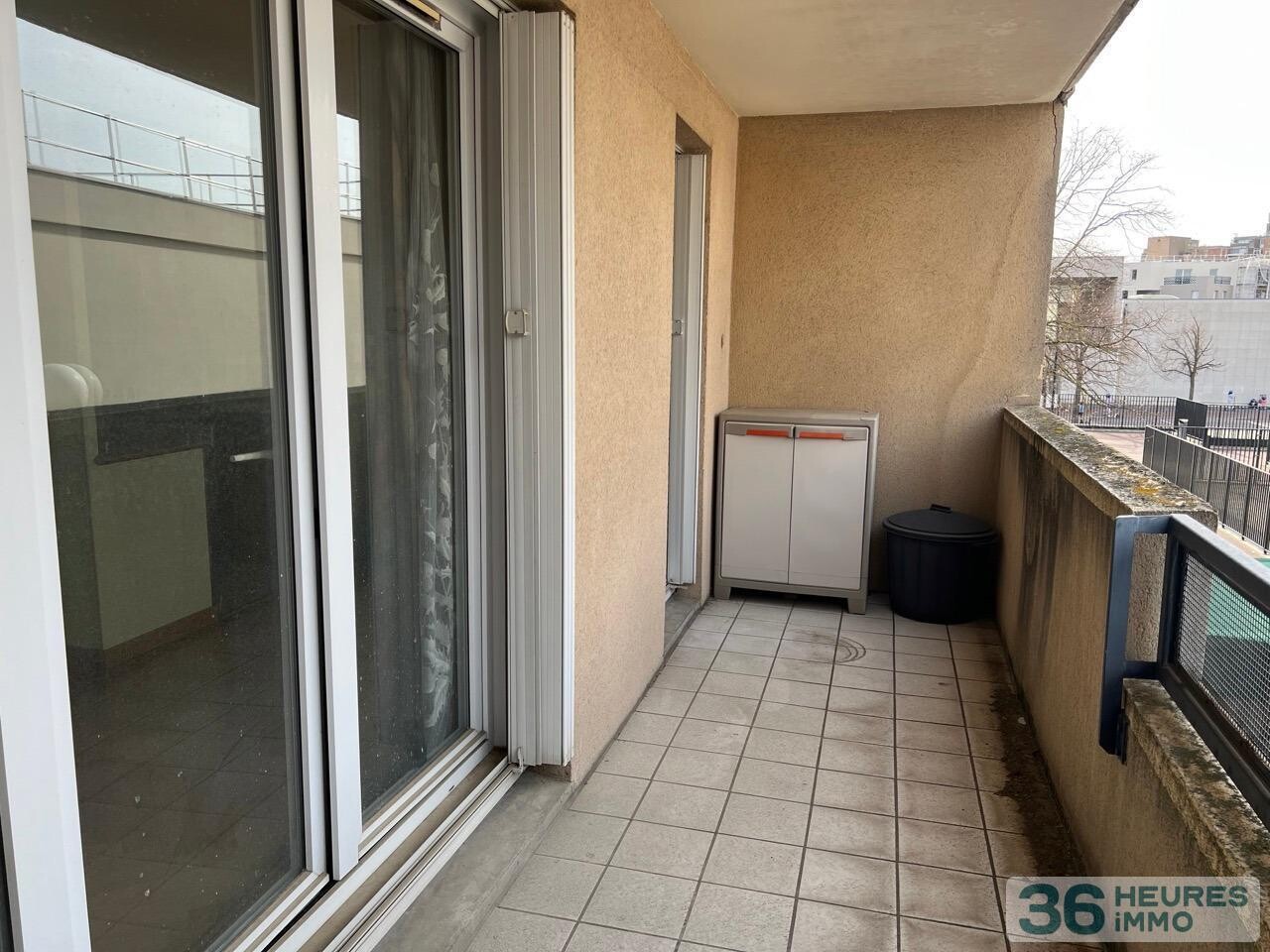 Appartement traversant, terrasse