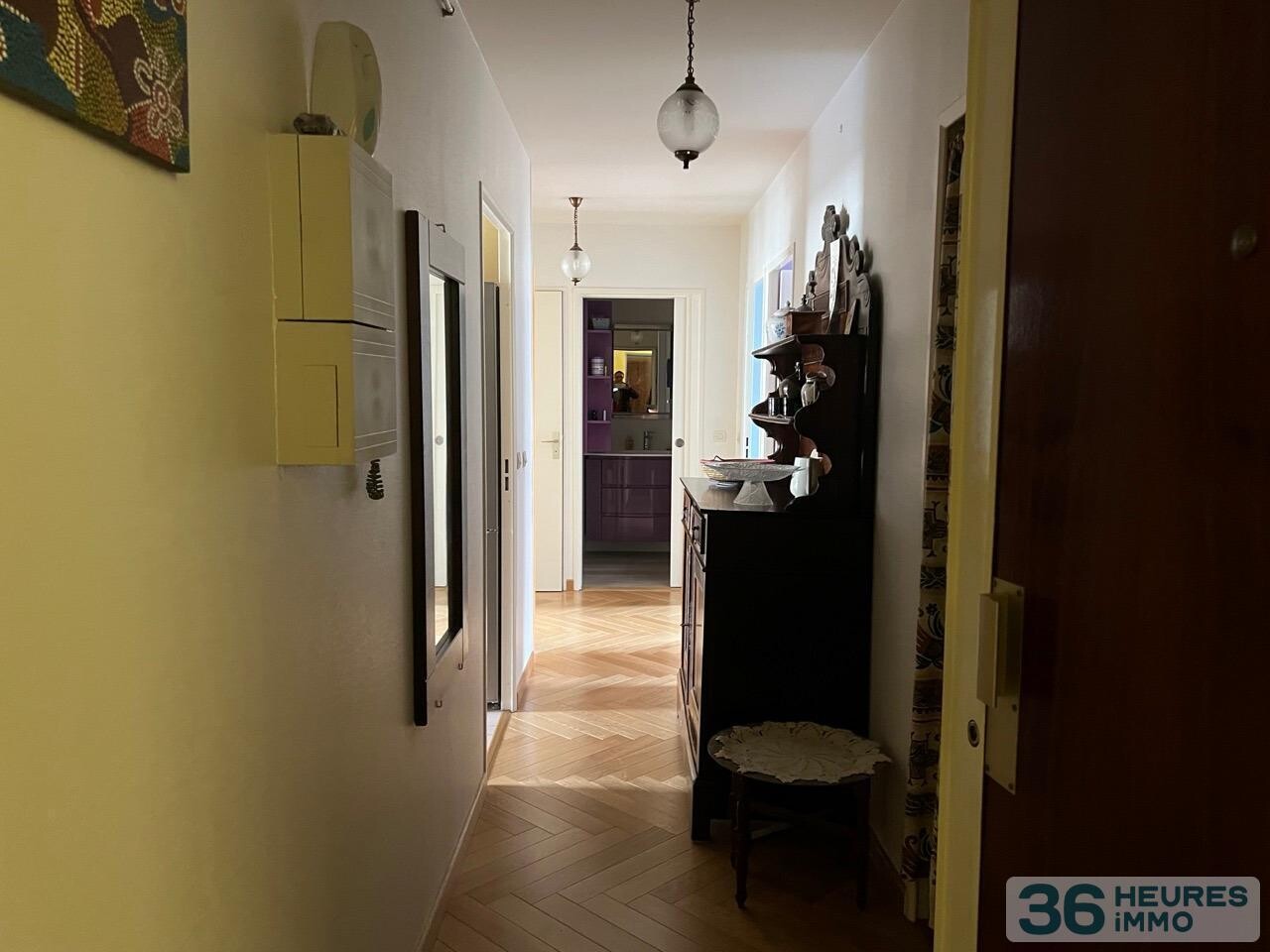 Appartement traversant, terrasse