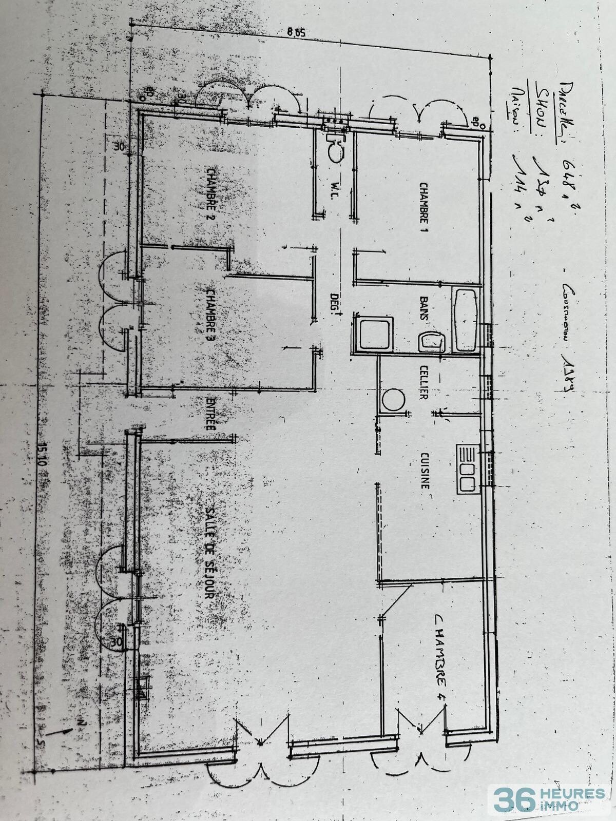Maison de 114 m² à eysines (33320)