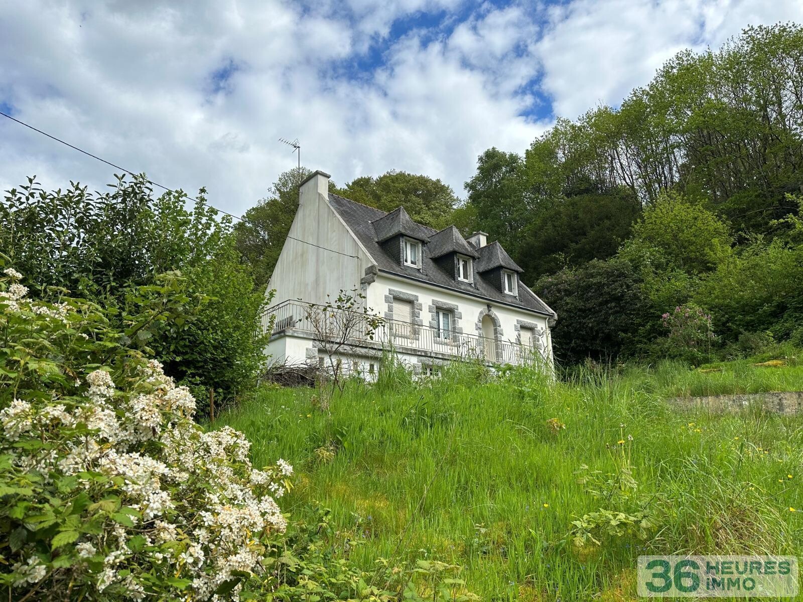 Ergue-gaberic, maison de 125m² env s/ 4294m² de terrain
