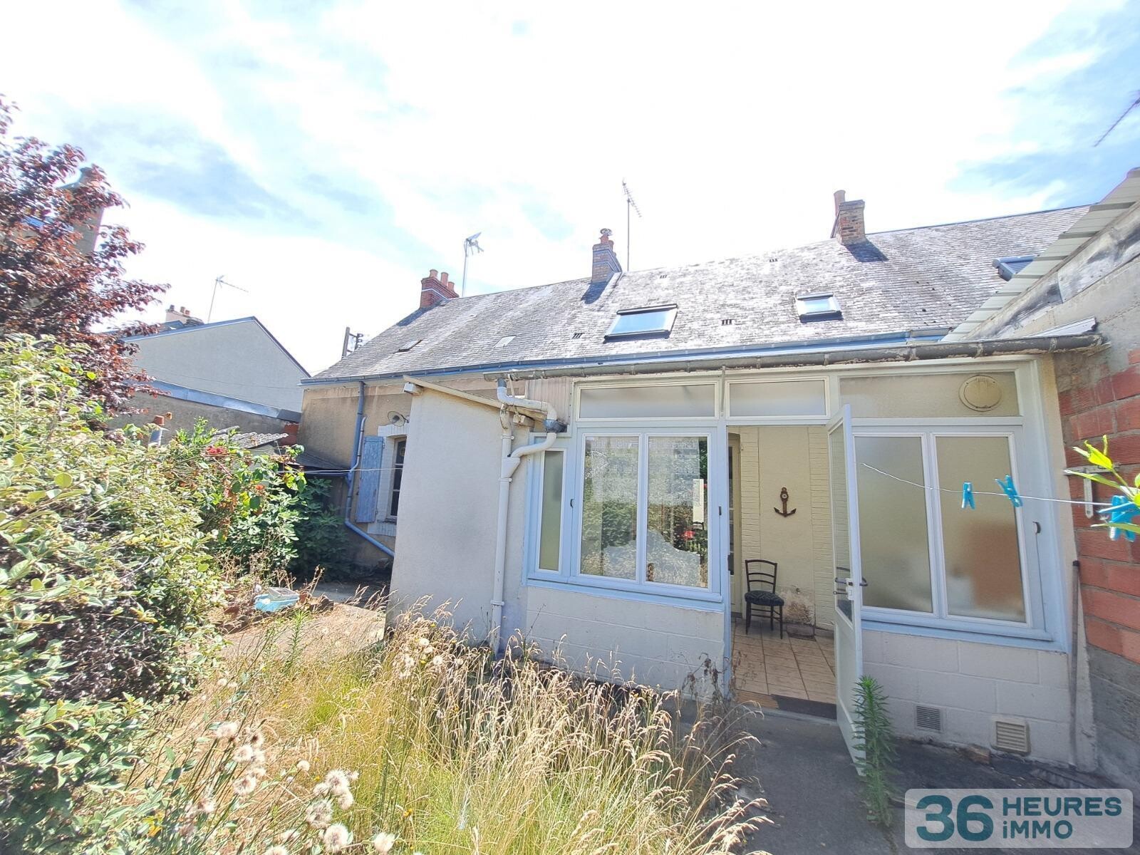 Jaures - 2 maisons a renover - jardin 