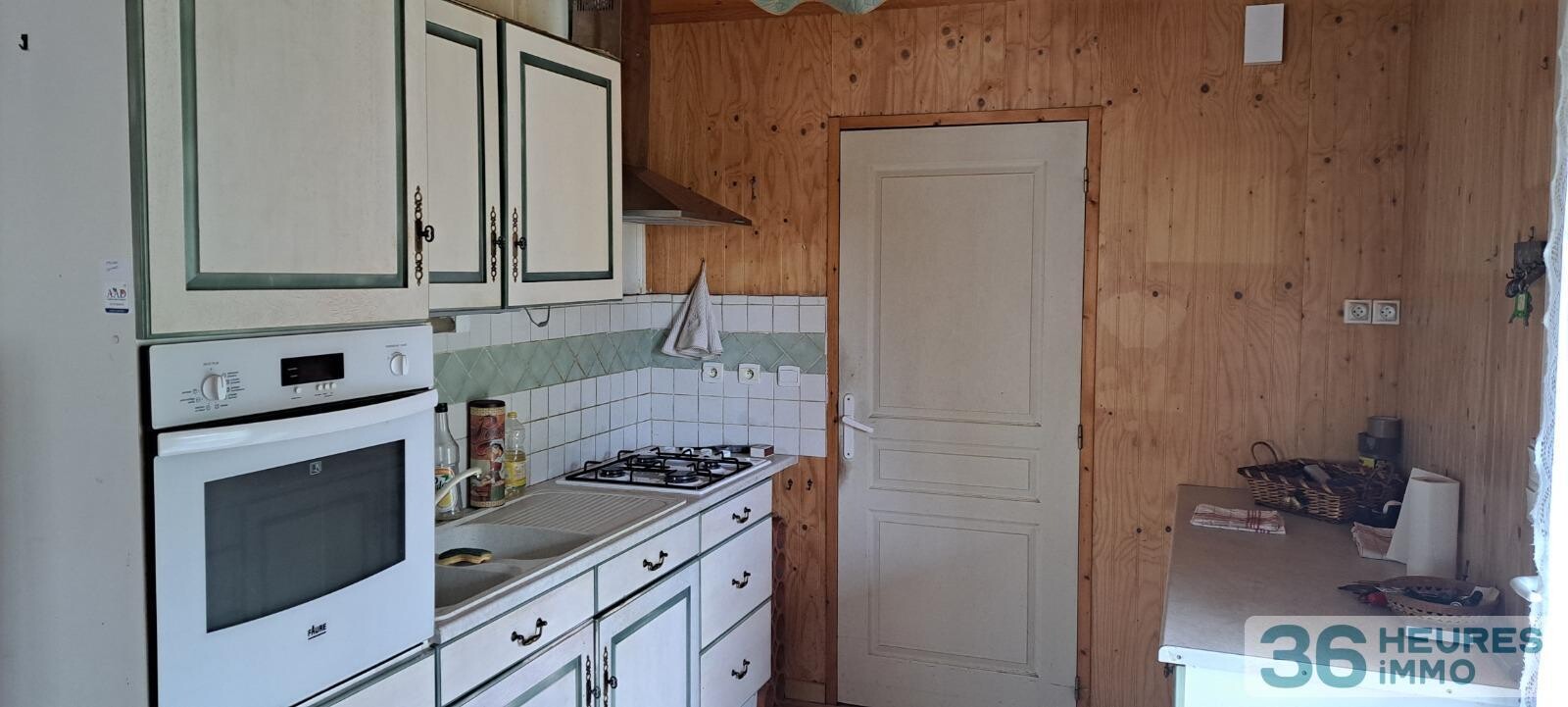 Maison individuelle en bois avec terrain attenant