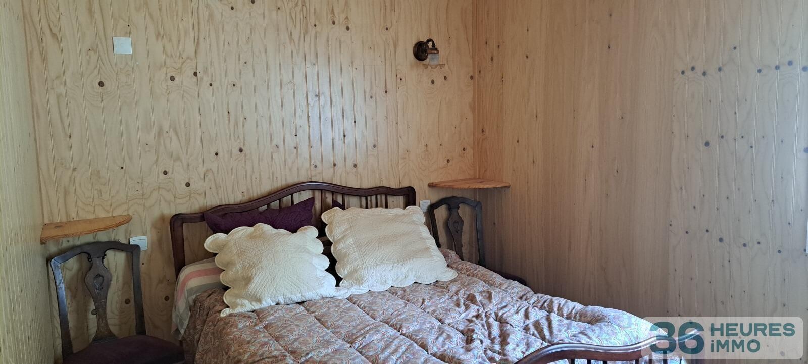 Maison individuelle en bois avec terrain attenant