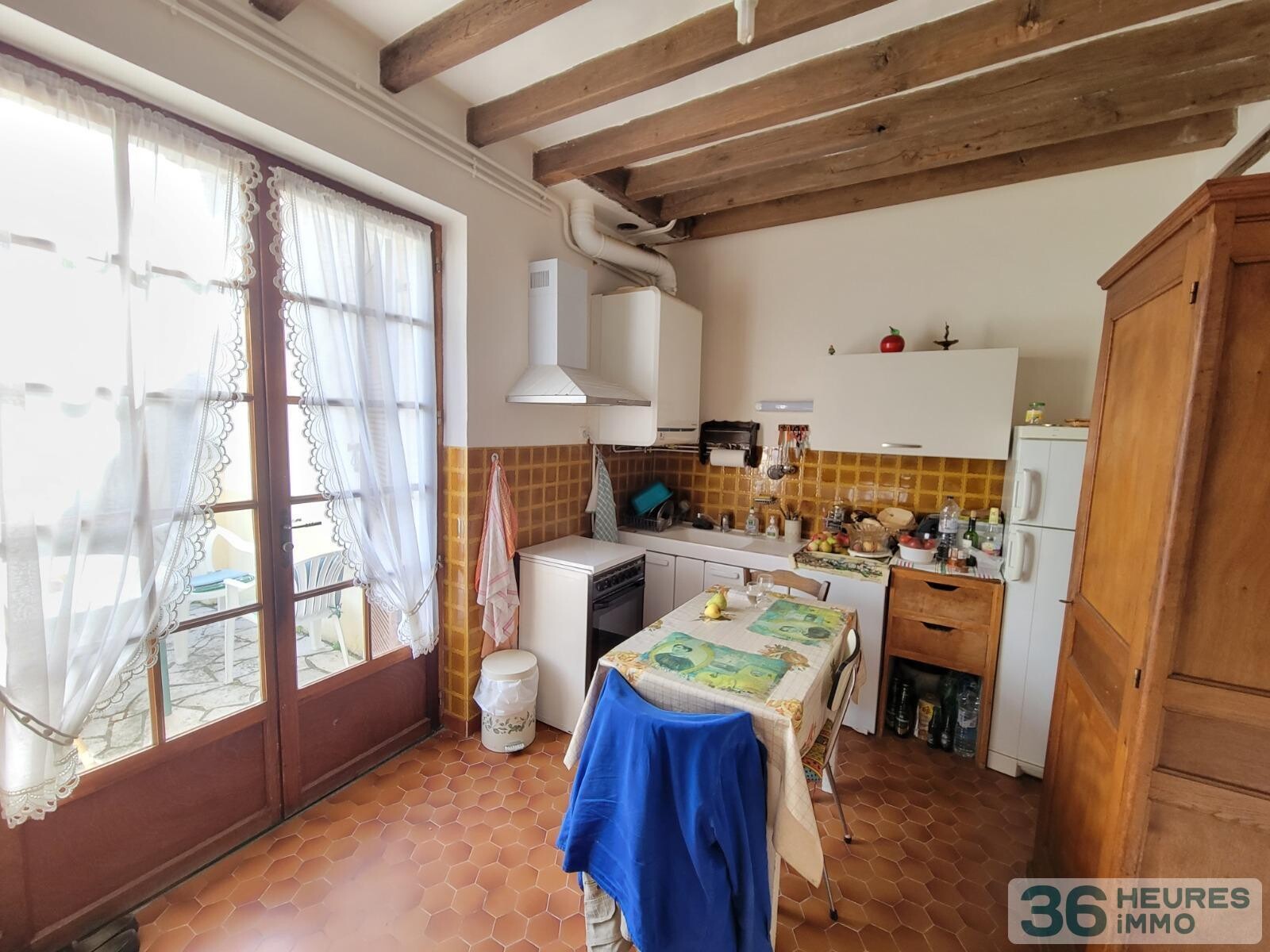 Maison centre cloyes les trois rivieres 3 pièces avec jardin au bord du torrent