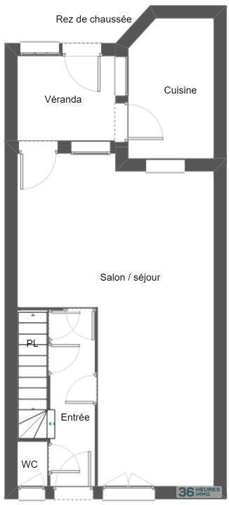 Maison de ville proche de toutes commodités