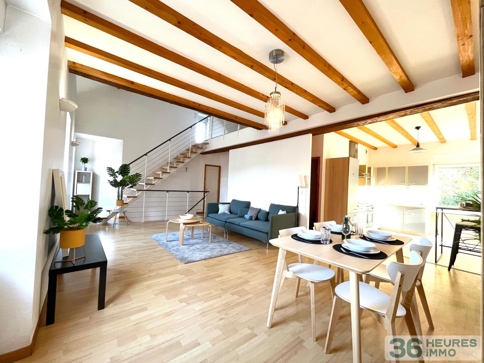 GRAND DUPLEX DE 130M2 DANS PETITE COPROPRIÉTÉ !