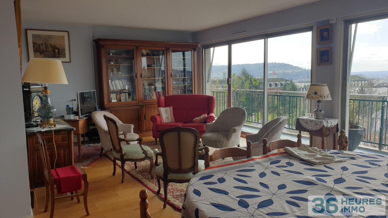 ROUEN QUARTIER GARE-JOUVENET TRES BEL APPARTEMENT AVEC VUE