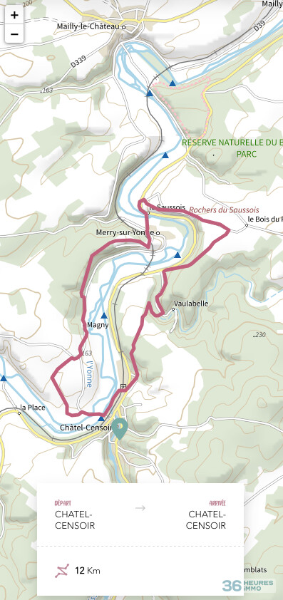 EN EXCLUSIVITE ANCIEN HOTEL RESTAURANT A REHABILITER AU PIED DES ROCHERS DU SAUSSOIS