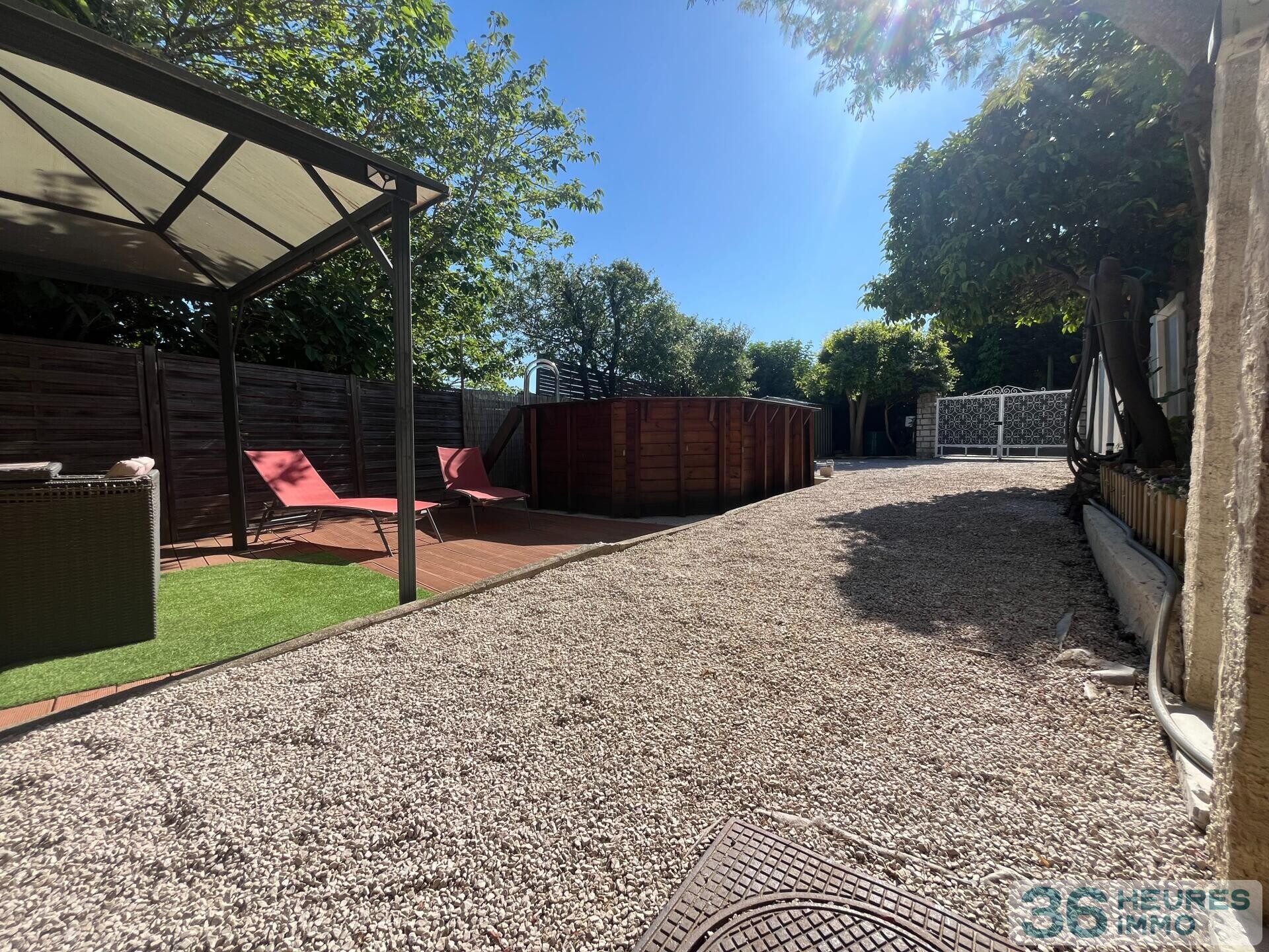 Grand 3 pièces avec jardin et piscine