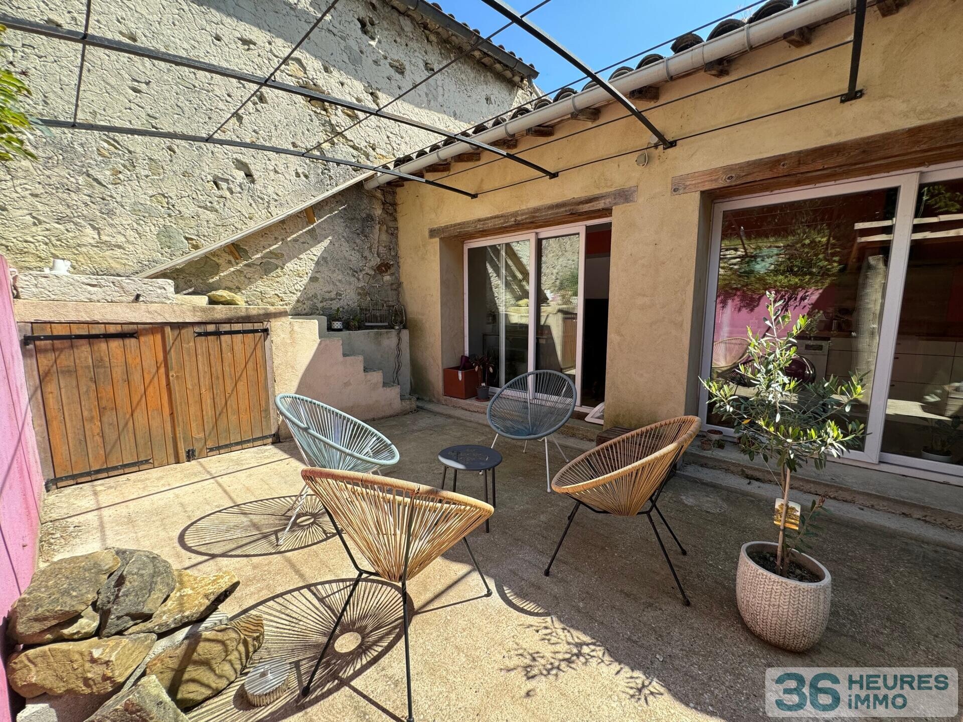 Appartement 3 pièces d'environ 66 m² avec terrasse et jardin à La Bégude-de-Mazenc